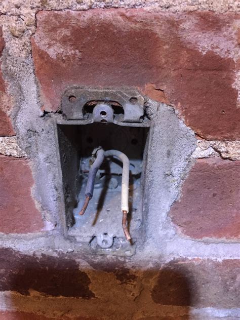 how to install junction box in brick wall|putting electrical box existing drywall.